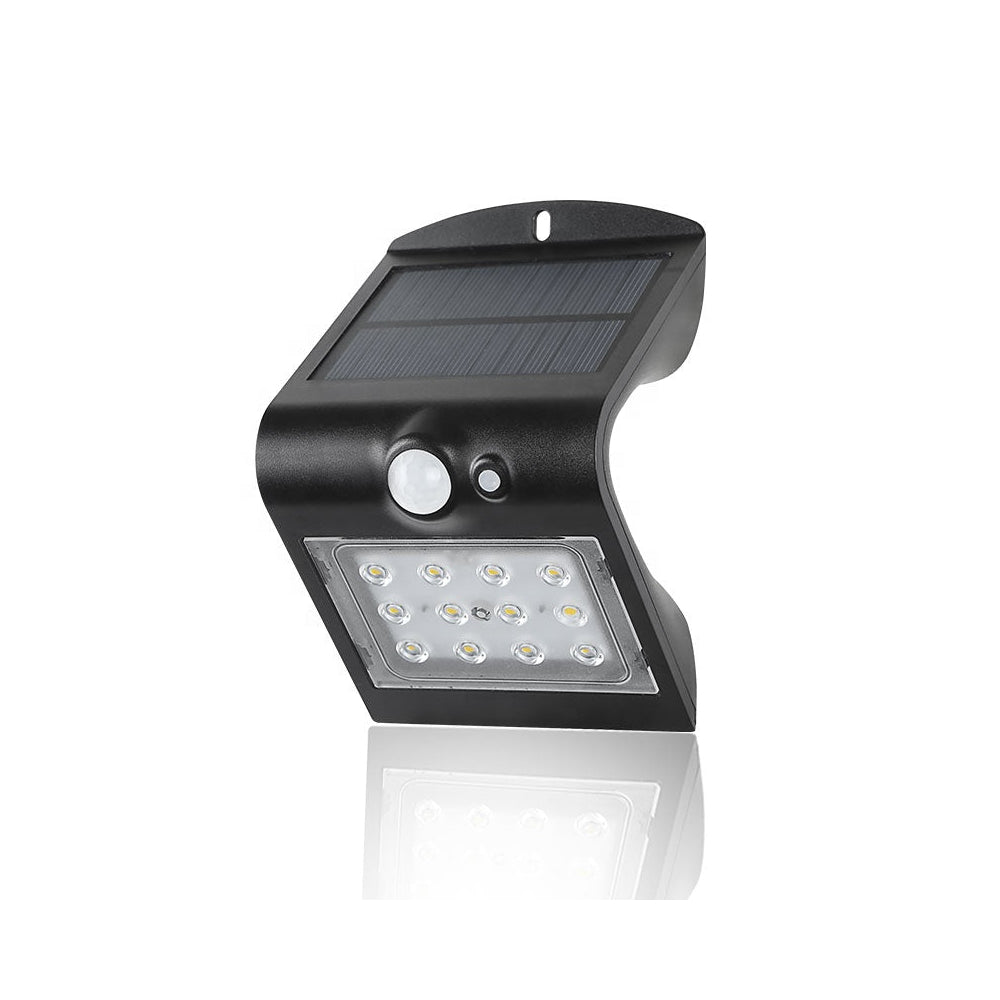 1.5w LED Solar Sensor Butterfly Light Black